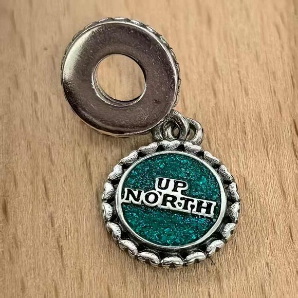 Pandora Up North Great Lakes Charm Pendant, S925 Silver Bracelets - Picture 3 of 4